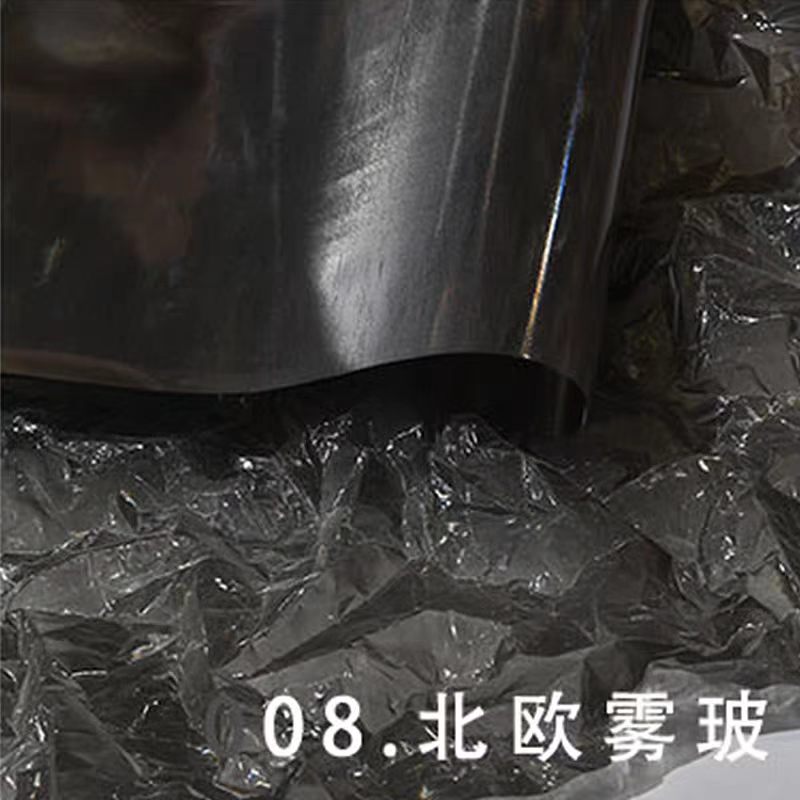 Custom High-End Thickened Waterproof Pearlescent Glass Film Coated Flower Bouquet Wrapping Paper