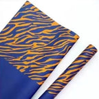 Wholesale Wrapping Gifts PVC Coated Virgin Pulp Style Flower Zebra Pattern Waterproof Floral Art Paper
