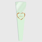 Transparent OPP Heart Pattern Soft Translucent Stretch Film Bouquet Bag Moisture-Proof Floral Shop Single Rose Packaging Plastic