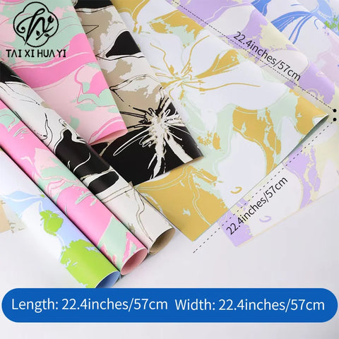 Chunxia Single-Sided Flower Design Eco-Friendly Water-proof Recyclable Oil Painting Paper New Flower Paper Maker for Mother's