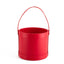 Elegant Handheld Leather Hug Boxes Paper Souvenir Flower Gift Boxes with Round Bucket for Bouquets