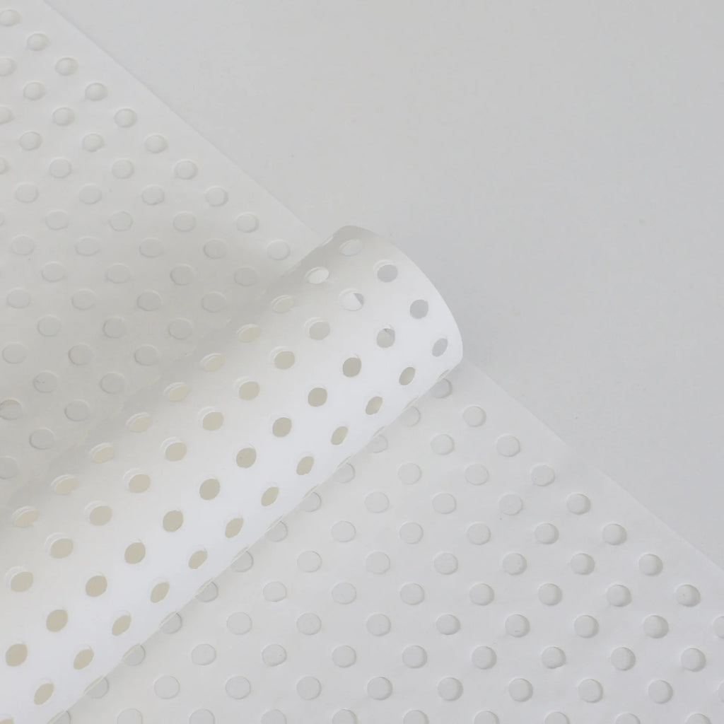 Single-Sided Coated Embossed Hollow Hole Paper Flower Waterproof Decorative Packaging Paper