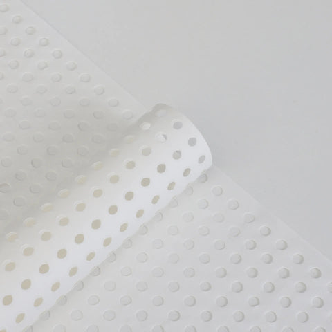 Single-Sided Coated Embossed Hollow Hole Paper Flower Waterproof Decorative Packaging Paper