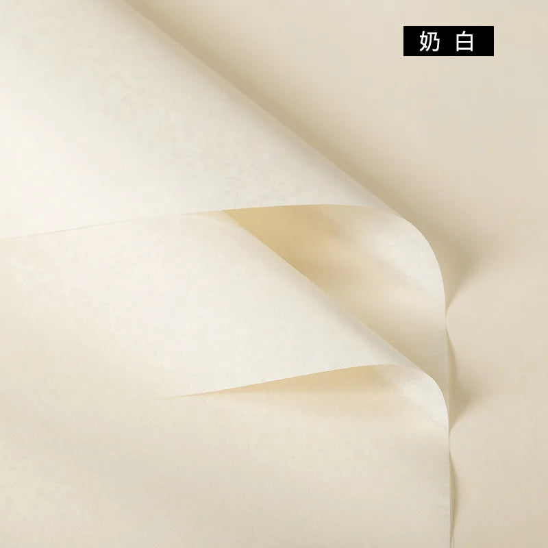 Customized Advanced Ins Snow Pear Flower Wrapping Paper Single Side PE Coated for Village-inner Use
