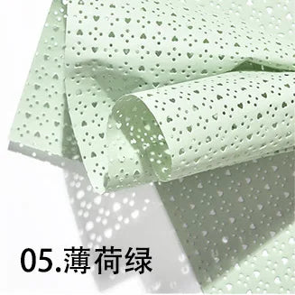 Artistic Marble Purple Specialty Paper PVC Coated for Elegant Flower Bouquet and Gift Wrap Single Side Printing Compatibility