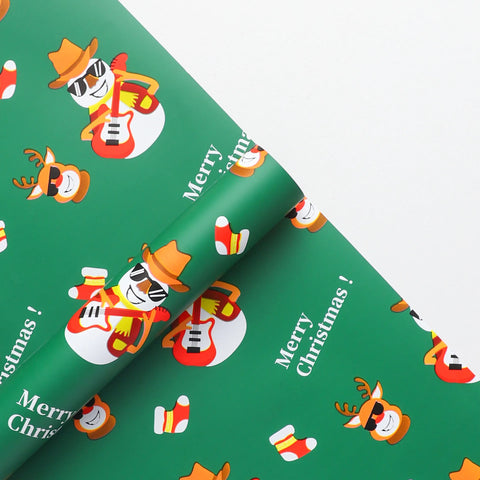 Eco-friendly Wrapping Paper Cotton Pulp Single-sided Coated for Christmas Bouquets Gift Wrapping Paper