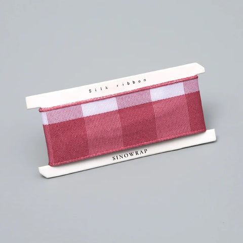 2.5CM Luxury Hot Stamping English Ribbon Love Polyester Flower Gift Packaging Ribbon for Christmas and Weddings