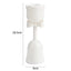 High Beauty Plastic Tulip Flower Cup Vase Creamy Style Floral Ornament for Fresh Bouquet Gift Home Decoration