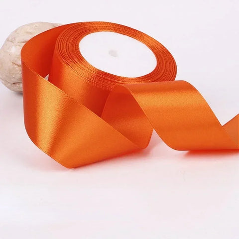 22meters Satin Ribbon 50-Color 4cm Sash DIY Craft Handmade Christmas Wedding Party Fabric Decoration Polyester Gift Ribbons