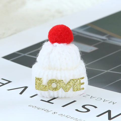 Red Fruit Branches Golden Fortune Handicraft Fashion Christmas Decoration Cashmere Yarn Flower Pot Hanging Accessories