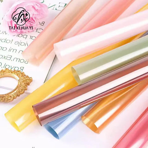 Transparent Color Clear Waterproof OPP Cellophane Paper for Flower & Gift Wrapping Florist Bouquet Supplies