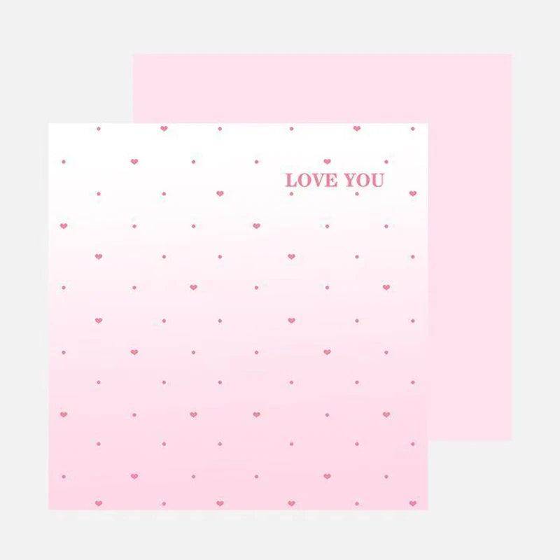Valentine's Day Florist Qixi Encounter Gradient Wrap Paper Art Paper Fresh Flowers Waterproof Wrapping