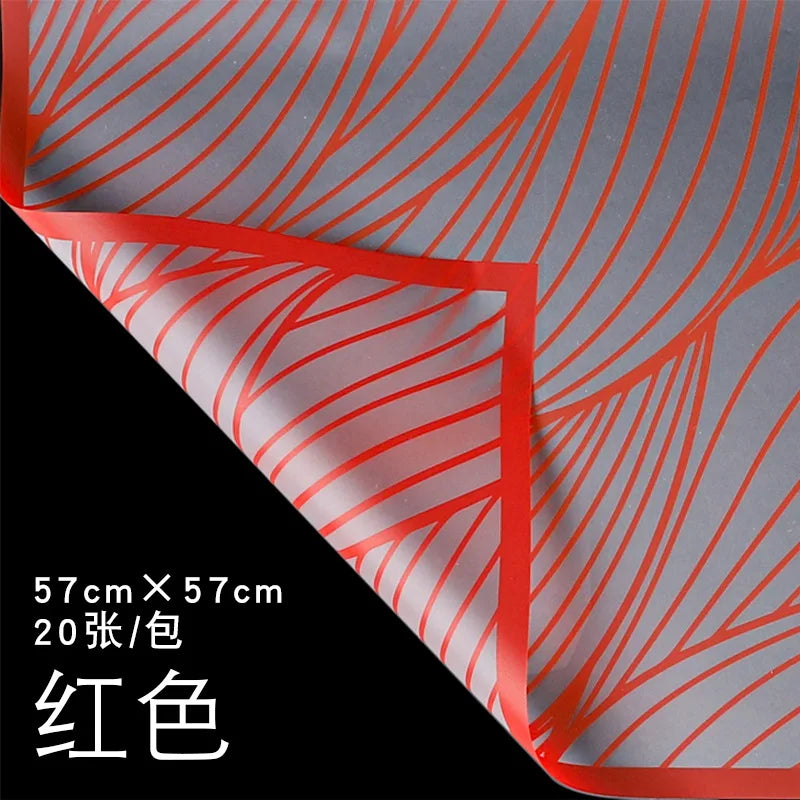Premium Sand Mist Floral Wrap, Single-Sided Waterproof Paper for Qixi Festival Gift and Flower Shop Offset Printing