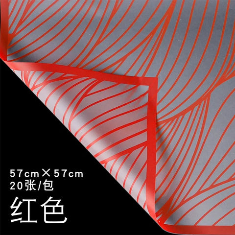 Premium Sand Mist Floral Wrap, Single-Sided Waterproof Paper for Qixi Festival Gift and Flower Shop Offset Printing