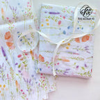 Lavender Art Recyclable Colourful Floral Series Gift Wrapping Material Art Paper Large Sheets 50x70cm Modern Luxury Creative
