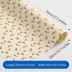 Elegant Rose Print Art Paper Floral Arrangement Supplies for Flower Shop Bouquet Packaging and Gift Wrapping