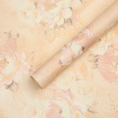 Dream Series Floral Art Paper Wrapping Oil Painting Dream Series Flower Shop Gift PE Coating Material for Flower Packaging
