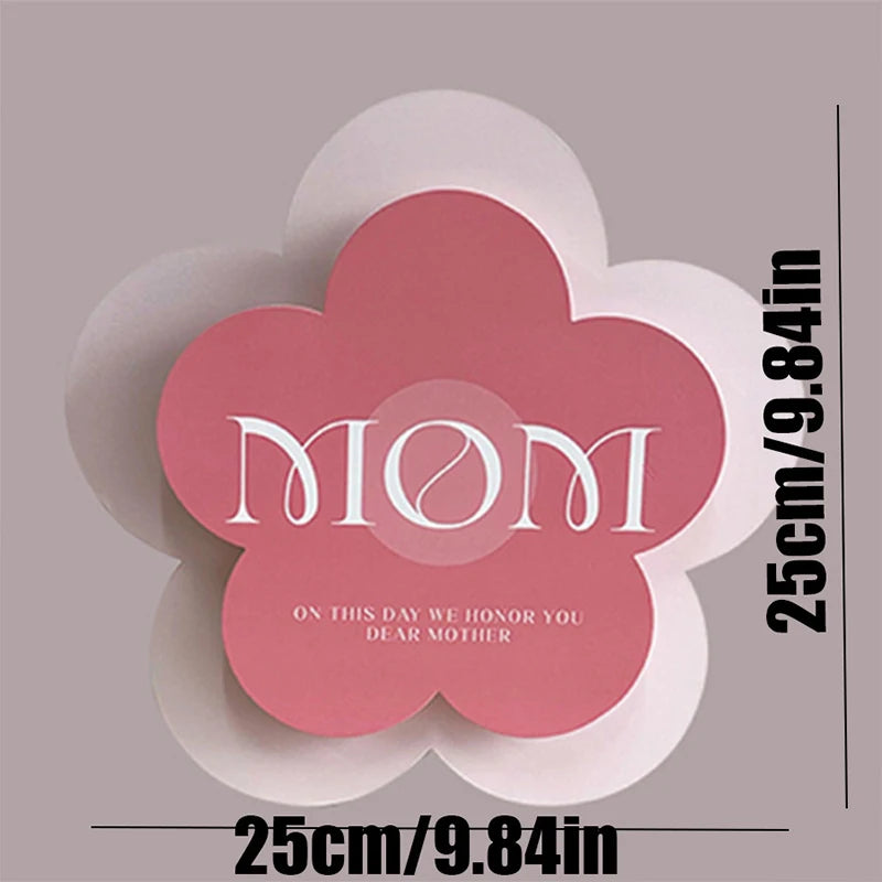 3D Floral Handheld Gift with Folding Flower Box for Cosmetic Packaging on Mother's Day
