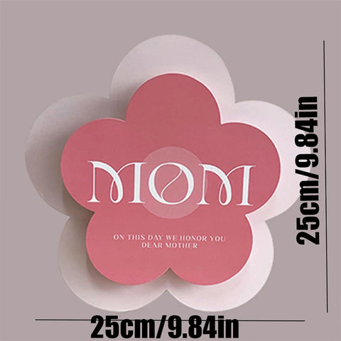 3D Floral Handheld Gift with Folding Flower Box for Cosmetic Packaging on Mother's Day