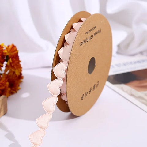 Luxury 520 Love Floral Bouquet Ribbon Christmas Wedding Polyester Ribbon for Cake Baking and Gift Packaging