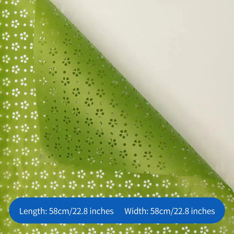 New Design Korean Waterproof Floral Gift Packaging Paper Hollow Bouquet for Flower Arrangements