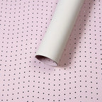 High-End Aluminum Plated Round Dot Thickened Wrapping Paper Small Waterproof Flower Design Single Side Coating