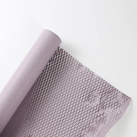 Single-Sided Coated Honeycomb Paper Packaging for Fresh Flower Bouquets Elegant Mesh Lining