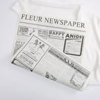 New Retro Hand-Made Coated Eco-Friendly Recyclable Water-Proof Single-Sided Flower Wrapping Paper with Kraft Paper Art