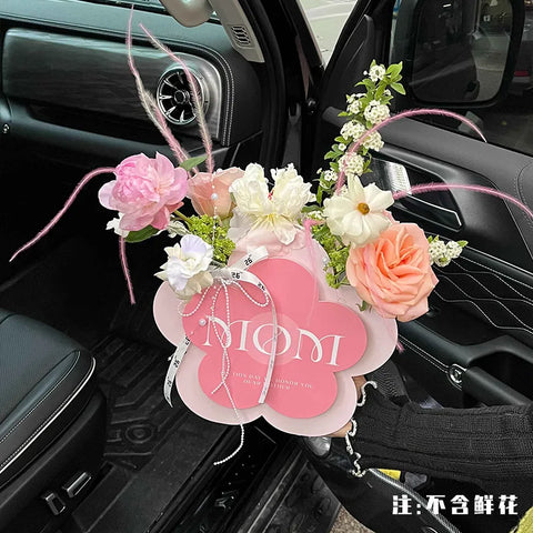 3D Floral Handheld Gift with Folding Flower Box for Cosmetic Packaging on Mother's Day
