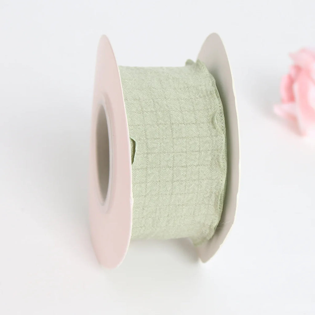 Luxury Folded Satin Ribbon Wavy Roll with Ruffled Edge-Fashionable Strap for Valentine's Day Wedding & Christmas Gift Wrapping