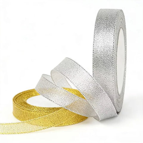 Satin Edge Organza Chiffon Ribbon Organza for Christmas Cake Handcrafted Gift Box Bow Decoration
