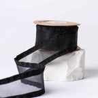 Meteorite Lime Luxury DIY Flower Satin Gift Packaging Clothing Collar Folded Skirt Edge Ribbon Accessories Christmas Wedding