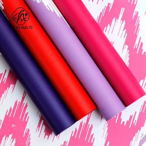 Snow Mountain Flower DIY Handmade Gift Paper Coated Bouquet Packaging Paper Single Stripe
