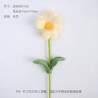Teacher's Day Single Sunflower Plush Doll Bouquet-Smile Design DIY Floral Craft Supplies for Festival Gift Guangdong China