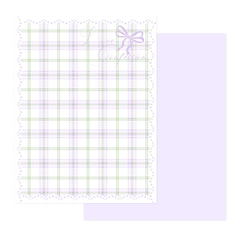 Eco-friendly Moisture Proof Floral Grid Wrapping Paper Double-Sided Offset Printing Compatible Soft Aesthetic