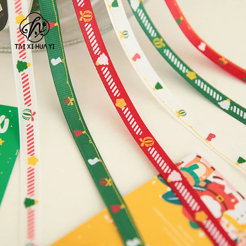 Luxury Hot Stamping English Ribbon Love Polyester Flower Gift Packaging Ribbon for Christmas and Weddings