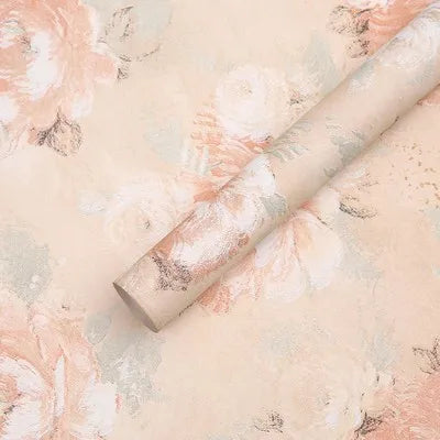 China Manufacture Dream Garden Oil Painting Paper Single Side Coated Flower Wrapping Paper