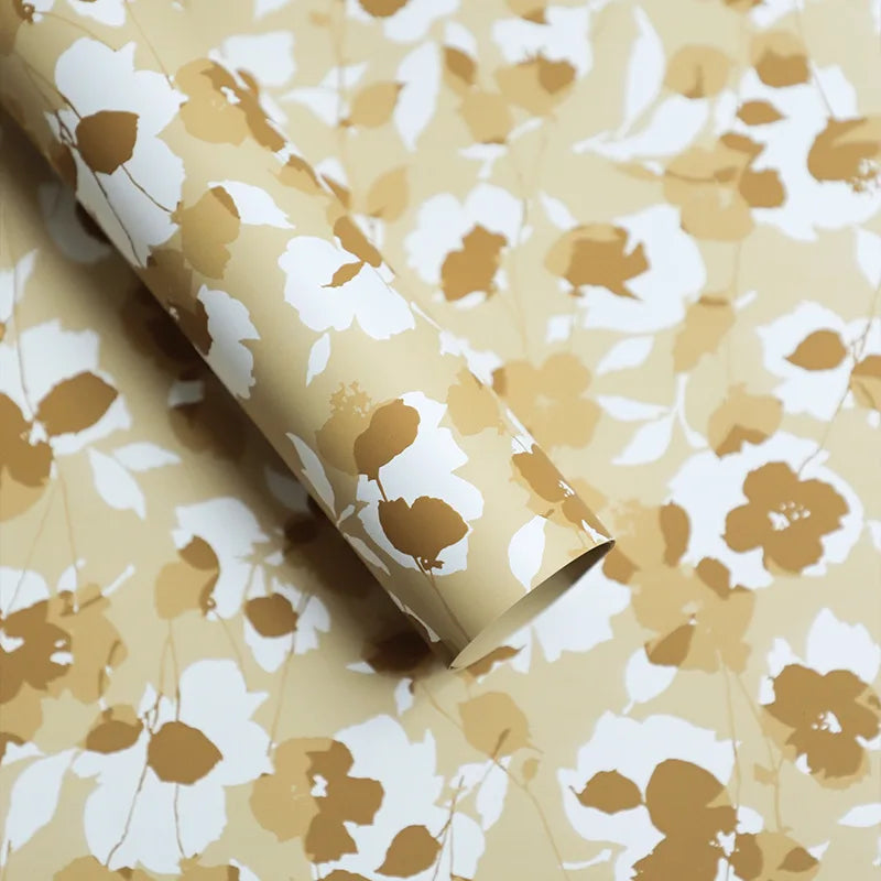 Single-sided Coated Paper Summer Flower Tea Flower Packaging Plastic OPP Material Paper Bouquet
