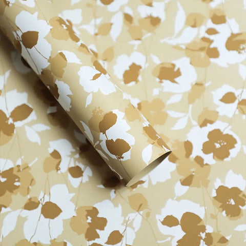 Single-sided Coated Paper Summer Flower Tea Flower Packaging Plastic OPP Material Paper Bouquet