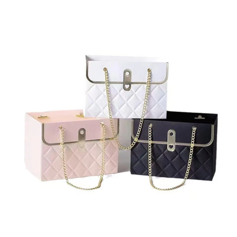 Wholesale Portable Rigid Gift Boxes Waterproof Flower Packaging Bags for Flower Shop Arrangements and Bouquets