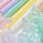Custom High-End Thickened Waterproof Pearlescent Glass Film Coated Flower Bouquet Wrapping Paper