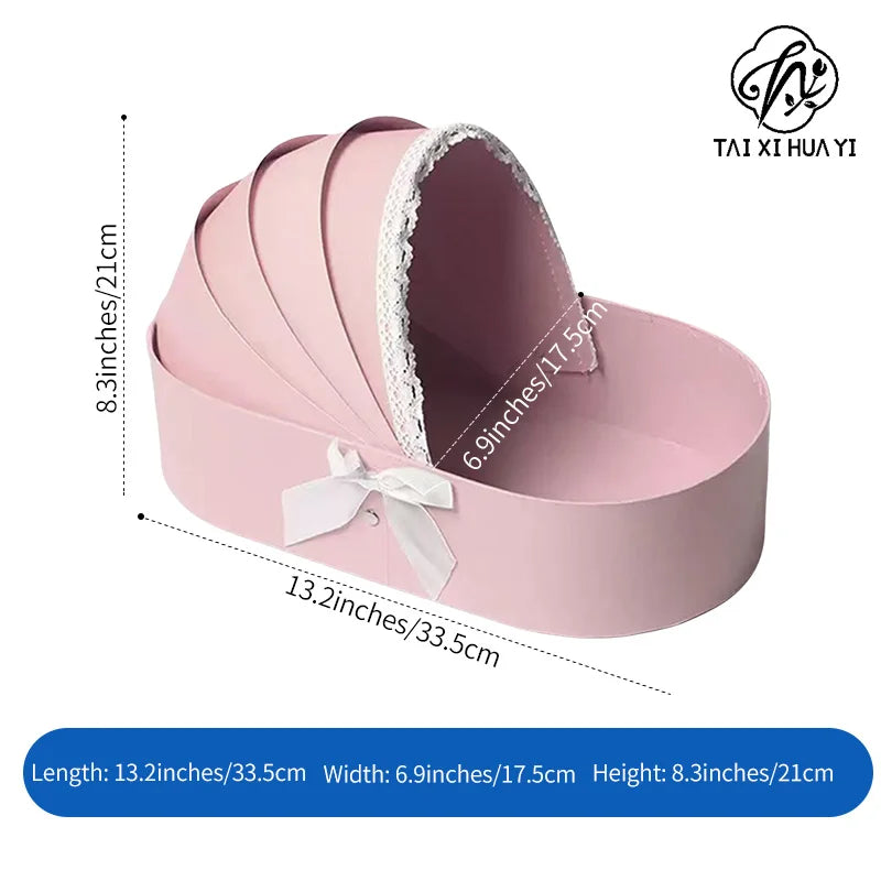 Cradle Gift Box Creativity Flower Packaging Gift Box Paper Material Gift Box