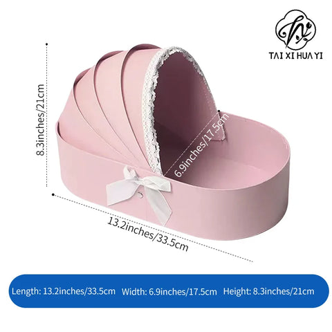Cradle Gift Box Creativity Flower Packaging Gift Box Paper Material Gift Box