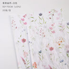 High-End Flower Wrapping Paper Hand-Rolled Ins Gift Packaging Tissue PE Coating Material