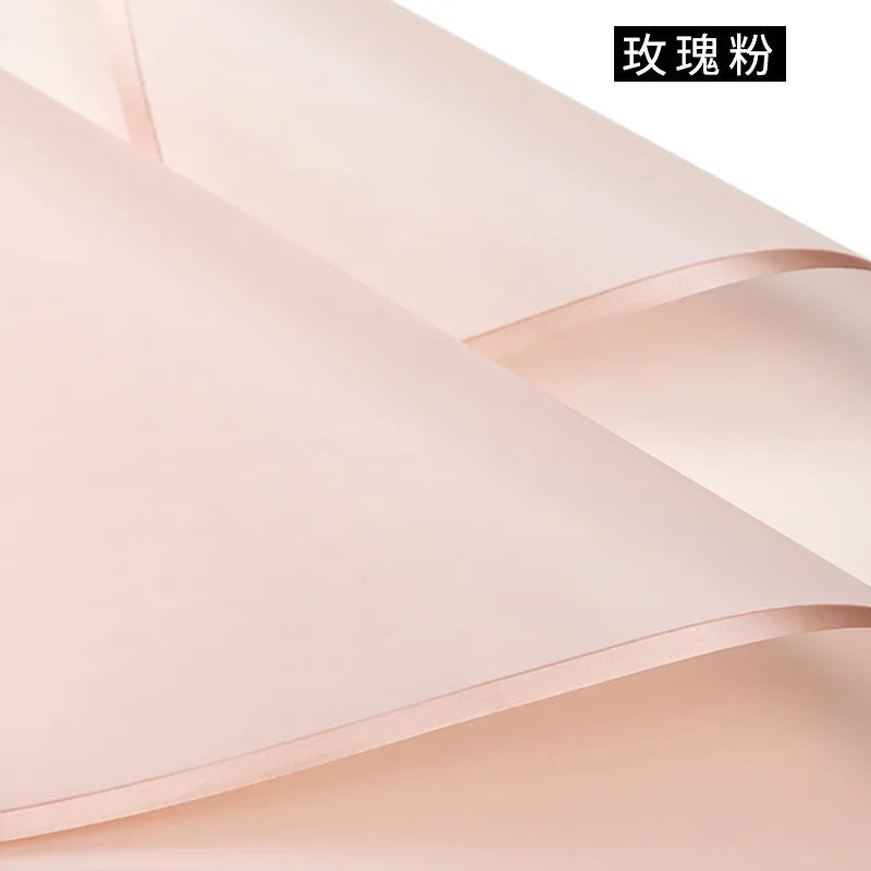Taixi Brand Gold-edged PE Coated Double-Sided Recyclable Parchment Paper Gravure Compatible Valentine's Day Waterproof Flower