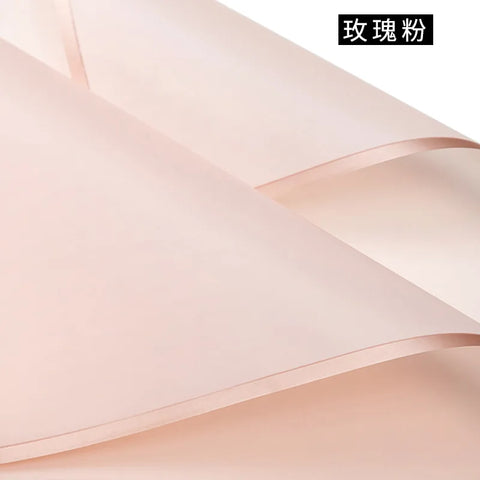 Taixi Brand Gold-edged PE Coated Double-Sided Recyclable Parchment Paper Gravure Compatible Valentine's Day Waterproof Flower