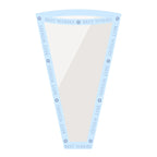 Multi-piece Transparent Waterproof Flower Packaging Bag Virgin Pulp Style with PE Coating for Gift Shop Use