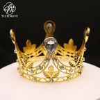 Princess Wedding & Birthday Party Supplies New Rhinestone Crown Cake Topper Children's Hair Accessories in Metal for Christmas