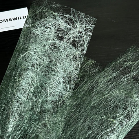 Wholesale Single Side PE Coating Raffia Grass Inner Lining Material for Fresh Flower Bouquet Packaging