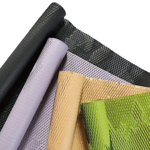 Single-Sided Coated Honeycomb Paper Packaging for Fresh Flower Bouquets Elegant Mesh Lining